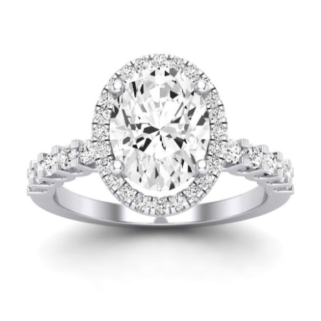 Sweetpea Oval Diamond Bridal Set (Lab Grown Igi Cert) whitegold