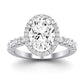 Sweetpea Oval Diamond Bridal Set (Lab Grown Igi Cert) whitegold