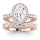 Sweetpea Oval Diamond Bridal Set (Lab Grown Igi Cert) rosegold