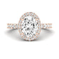 Sweetpea Oval Diamond Bridal Set (Lab Grown Igi Cert) rosegold