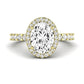 Sweetpea Oval Diamond Bridal Set (Lab Grown Igi Cert) yellowgold