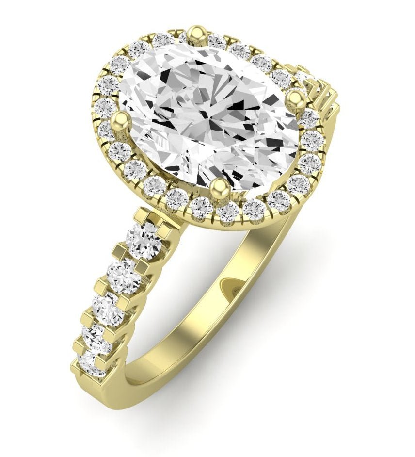 Sweetpea Oval Diamond Engagement Ring (Lab Grown Igi Cert) yellowgold