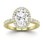 Sweetpea Oval Diamond Engagement Ring (Lab Grown Igi Cert) yellowgold