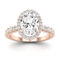 Sweetpea Oval Diamond Engagement Ring (Lab Grown Igi Cert) rosegold