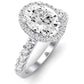 Sweetpea Oval Diamond Engagement Ring (Lab Grown Igi Cert) whitegold