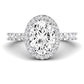 Sweetpea Oval Diamond Engagement Ring (Lab Grown Igi Cert) whitegold