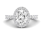 Sweetpea Oval Diamond Engagement Ring (Lab Grown Igi Cert) whitegold