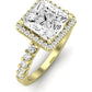 Sweetpea Princess Diamond Engagement Ring (Lab Grown Igi Cert) yellowgold