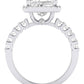 Sweetpea Princess Diamond Engagement Ring (Lab Grown Igi Cert) whitegold