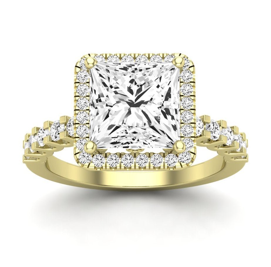 Sweetpea Princess Diamond Engagement Ring (Lab Grown Igi Cert) yellowgold