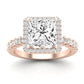 Sweetpea Princess Diamond Engagement Ring (Lab Grown Igi Cert) rosegold