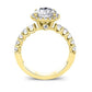 Sweetpea Round Diamond Bridal Set (Lab Grown Igi Cert) yellowgold