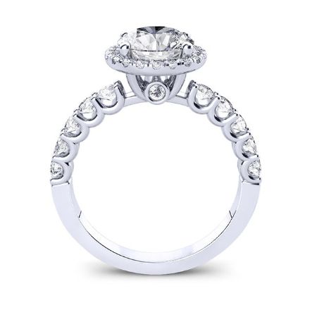 Sweetpea Round Diamond Bridal Set (Lab Grown Igi Cert) whitegold