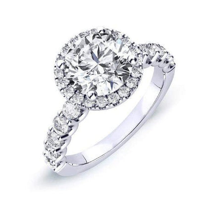 Sweetpea Round Diamond Engagement Ring (Lab Grown Igi Cert) whitegold