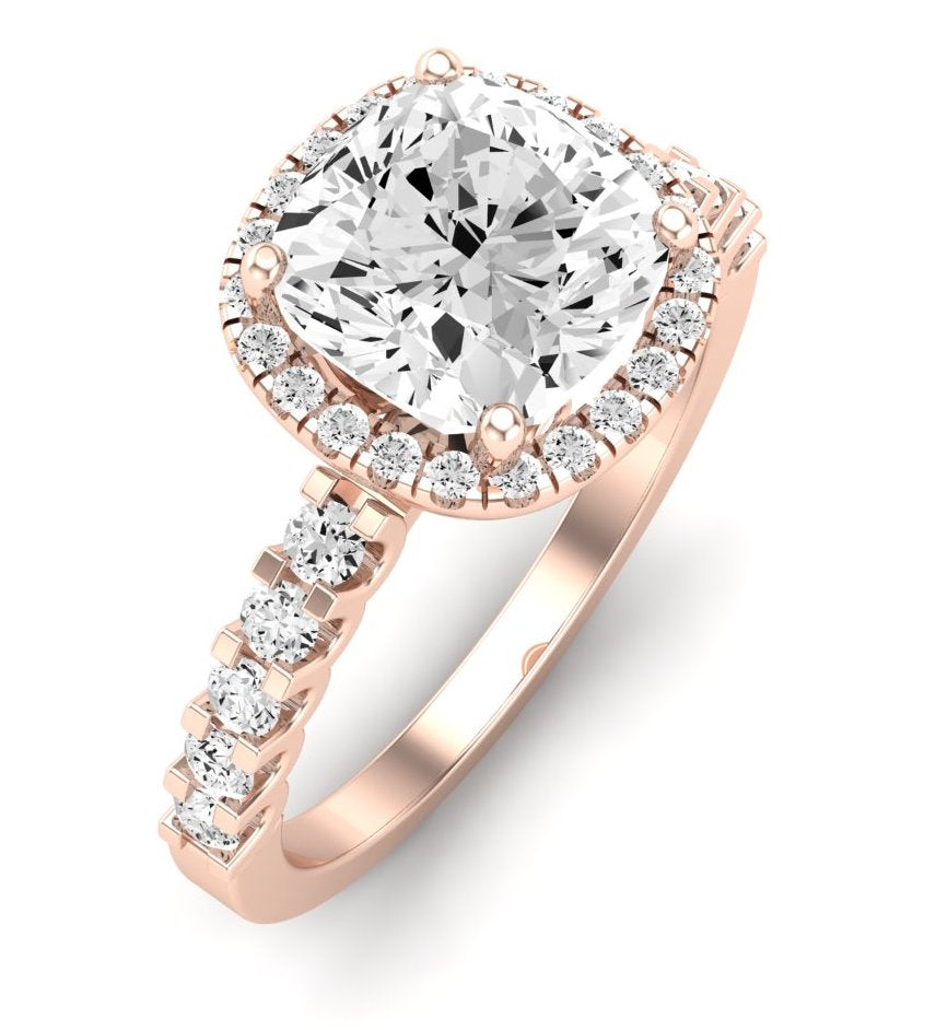 Sweetpea Cushion Diamond Engagement Ring (Lab Grown Igi Cert) rosegold