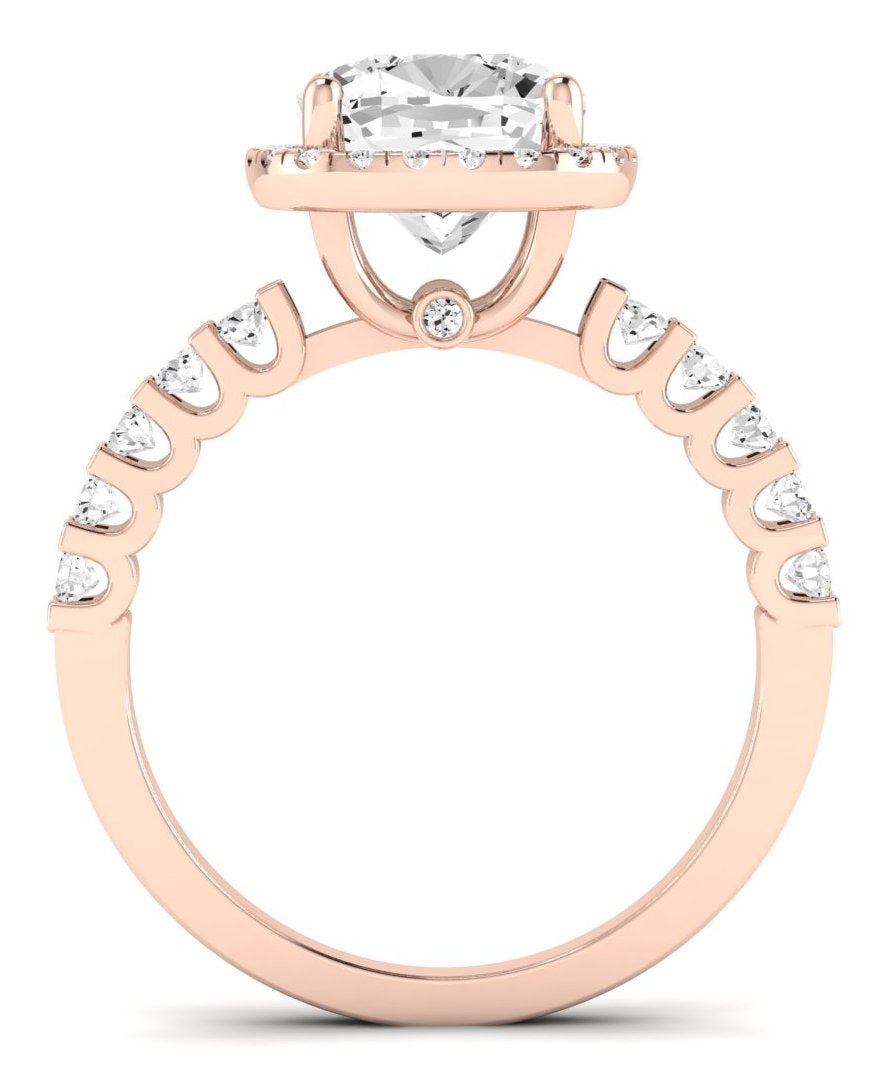 Sweetpea Cushion Diamond Engagement Ring (Lab Grown Igi Cert) rosegold