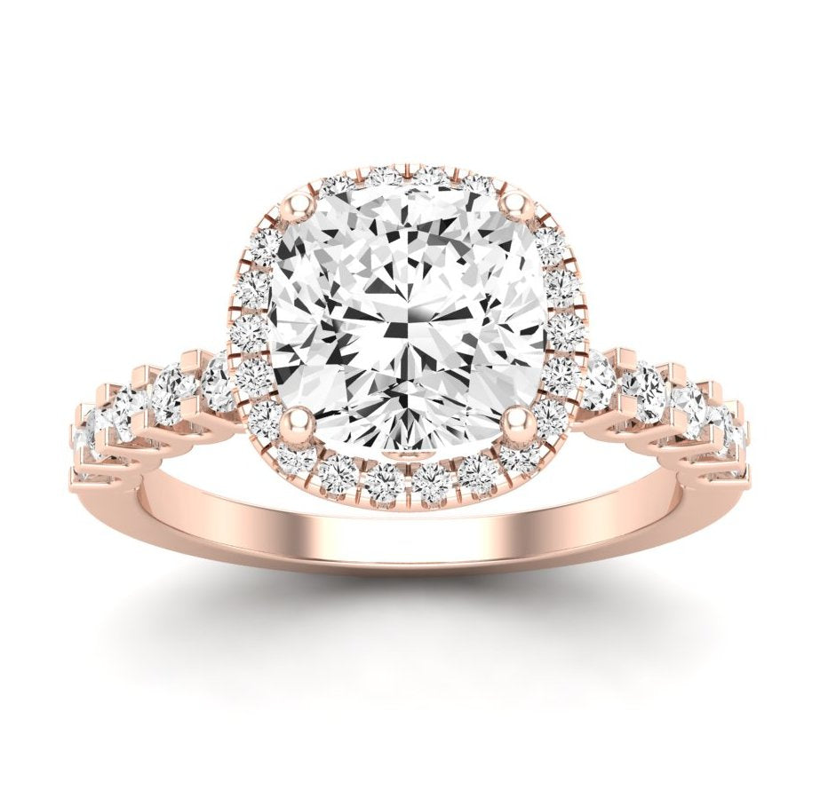 Sweetpea Cushion Diamond Engagement Ring (Lab Grown Igi Cert) rosegold