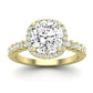 Sweetpea - GIA Certified Cushion Diamond Engagement Ring