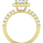Sweetpea Emerald Diamond Engagement Ring (Lab Grown Igi Cert) yellowgold
