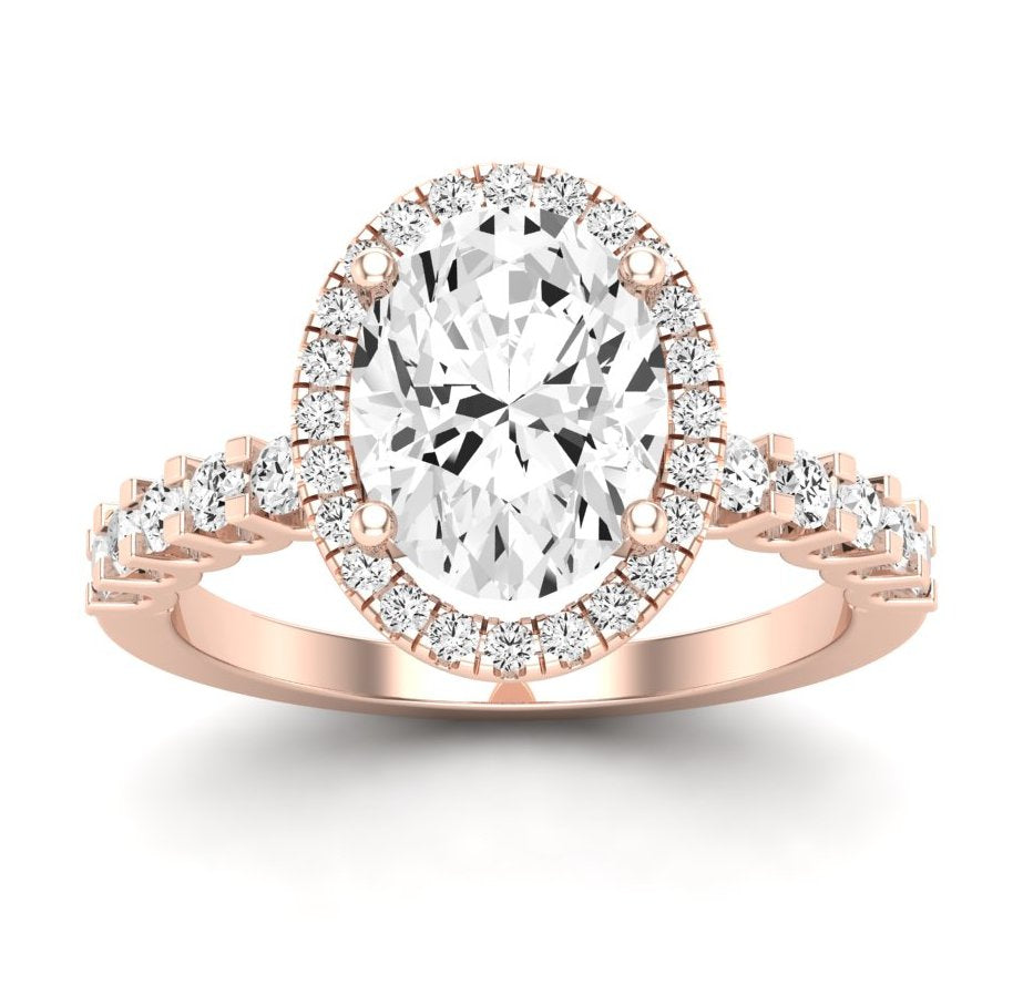 Sweetpea Oval Diamond Engagement Ring (Lab Grown Igi Cert) rosegold