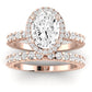 Sweetpea Oval Diamond Bridal Set (Lab Grown Igi Cert) rosegold