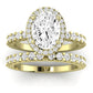 Sweetpea Oval Diamond Bridal Set (Lab Grown Igi Cert) yellowgold