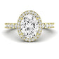 Sweetpea Oval Diamond Engagement Ring (Lab Grown Igi Cert) yellowgold