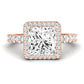 Sweetpea Princess Diamond Engagement Ring (Lab Grown Igi Cert) rosegold