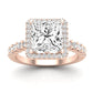 Sweetpea Princess Diamond Engagement Ring (Lab Grown Igi Cert) rosegold