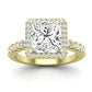 Sweetpea - GIA Natural Princess Diamond Engagement Ring