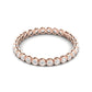 Sydney Round Bezel Set Modern Diamond Bracelet (clarity Enhanced) rosegold