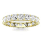 Sylvan Cushion Cut Diamond Eternity Band (Clarity Enhanced) yellowgold