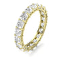 Sylvan Cushion Cut Diamond Eternity Band (Clarity Enhanced) yellowgold