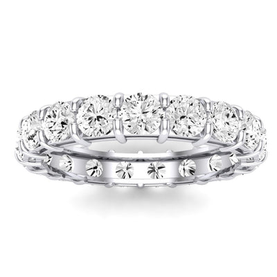 Sylvan Round Cut Diamond Eternity Band (Clarity Enhanced) whitegold