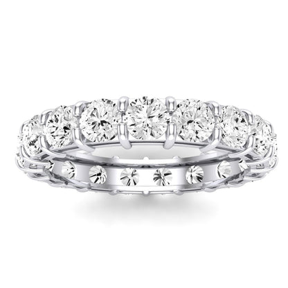 Sylvan Round Cut Diamond Eternity Band (Clarity Enhanced) whitegold