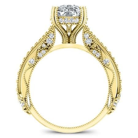 Tansy Cushion Diamond Bridal Set (Lab Grown Igi Cert) yellowgold