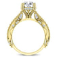 Tansy Round Diamond Bridal Set (Lab Grown Igi Cert) yellowgold