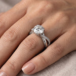 Tansy - GIA Natural Round Diamond Engagement Ring