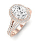 Tea Rose Oval Diamond Bridal Set (Lab Grown Igi Cert) rosegold