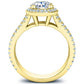 Tea Rose Round Diamond Bridal Set (Lab Grown Igi Cert) yellowgold