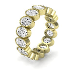 Terra Oval Cut Diamond Eternity Band (Clarity Enhanced) yellowgold