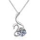 Tessa Moissanite Necklace whitegold