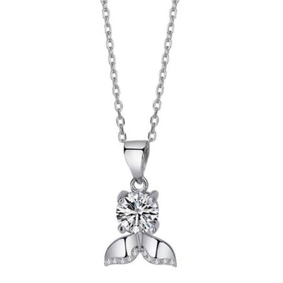 Theodora Moissanite Necklace whitegold