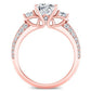 Thistle Cushion Diamond Bridal Set (Lab Grown Igi Cert) rosegold