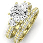 Thistle Diamond Matching Band Only (does Not Include Engagement Ring) For Ring With Cushion Center yellowgold