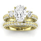 Thistle Diamond Matching Band Only ( Engagement Ring Not Included) For Ring With Oval Center yellowgold