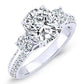 Thistle Cushion Diamond Bridal Set (Lab Grown Igi Cert) whitegold