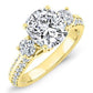 Thistle Cushion Diamond Engagement Ring (Lab Grown Igi Cert) yellowgold