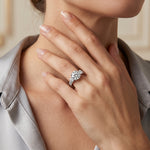 Thistle - GIA Natural Round Diamond Engagement Ring