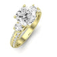 Thistle Diamond Matching Band Only (does Not Include Engagement Ring) For Ring With Cushion Center yellowgold